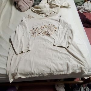 3/4 sleeve shades of autumn blouse